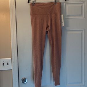 NEW All in Motion Heathered Beige Allover Cozy Ultra High Rise Leggings